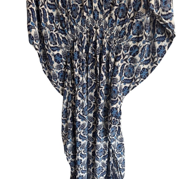Rujeta Sheth Marie Cinch Kaftan, Blue Lotus, Size M/L - Picture 8 of 12